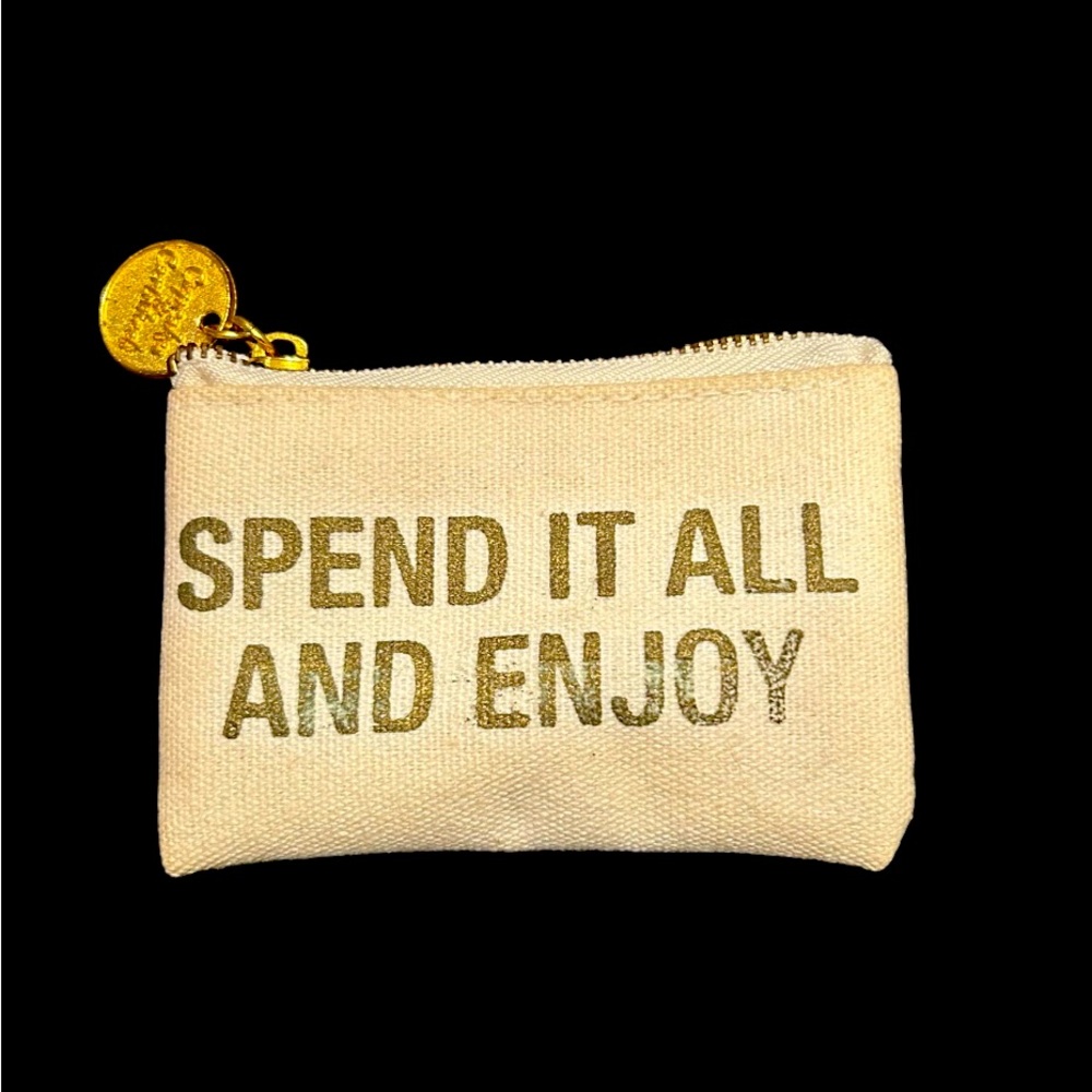 Canvas coin purse